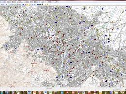 既存井戸データ位置図